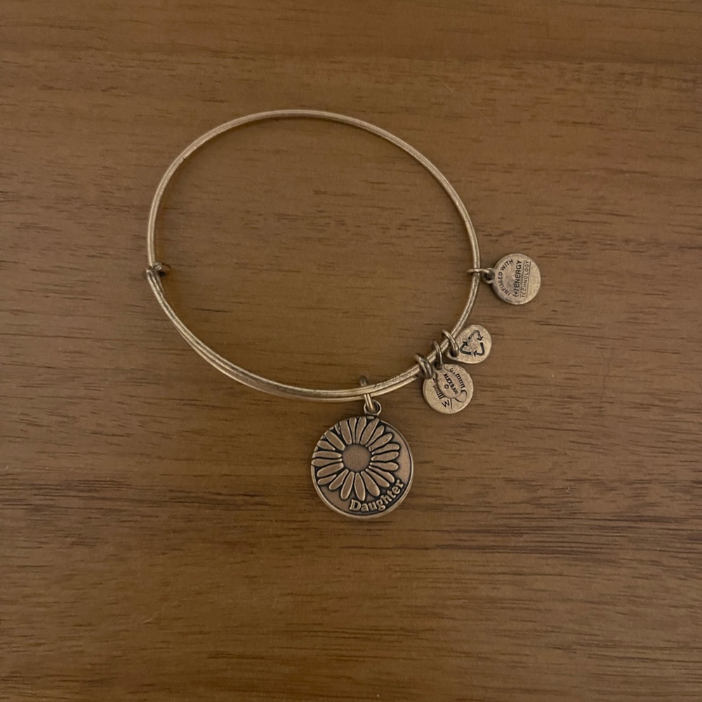 Alex and Ani Gold Daughter Bracelet